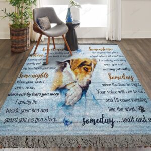 Dog Beagle Someday I Wait And See Rug Sport Decor Gift Floor Decor Living Room Carpet Rug Area Rug - 2ac027742fb6