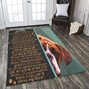 Dog Boxer Waiting Rug Sport Decor Gift Floor Decor Living Room Carpet Rug Area Rug - a8106cb731c5