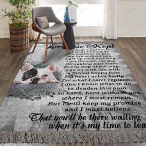Dog Bulldog Promise Kept Rug Sport Decor Gift Floor Decor Living Room Carpet Rug Area Rug - 2be6c022d6d0
