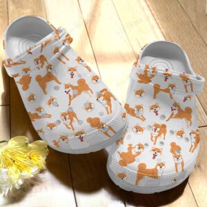 Dog Crocs Clog Classic Clog Shiba Inu V5 Shoes