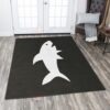 Dog Fish Rug Sport Decor Gift Floor Decor Living Room Carpet Rug Area Rug - f1ab6ecedb13