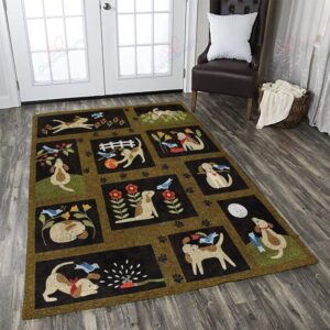 Dog Rug Sport Decor Gift Floor Decor Living Room Carpet Rug Area Rug - f14f10063c00