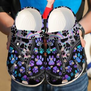 Dog Holo Paw 864 Crocs Clog Crocband Clog Comfortable Classic Clog Water Shoes For Mens And Womens
