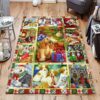 Dog In Christmas Rug Sport Decor Gift Floor Decor Living Room Carpet Rug Area Rug - 23c0e8fa7085