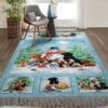 Dog In Christmas Rug Sport Decor Gift Floor Decor Living Room Carpet Rug Area Rug - 021414b0b0fa