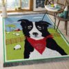 Dog In Farm Rug Sport Decor Gift Floor Decor Living Room Carpet Rug Area Rug - 0d099388369e
