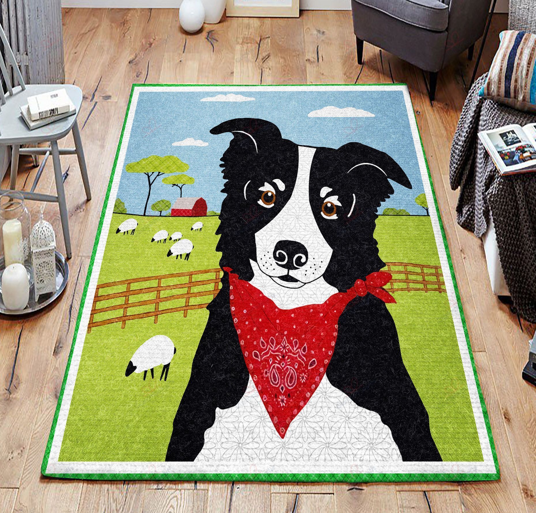 Dog In Farm Rug Sport Decor Gift Floor Decor Living Room Carpet Rug Area Rug - 74fe7e8a1ba4 Dog In Farm Rug Sport Decor Gift Floor Decor Living Room Carpet Rug Area Rug - 74fe7e8a1ba4