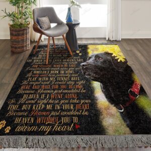 Dog Labrador Retriever Waiting Rug Sport Decor Gift Floor Decor Living Room Carpet Rug Area Rug - 18a8ae2b2b8a