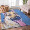 Dog Painting 8 Rug Sport Decor Gift Floor Decor Living Room Carpet Rug Area Rug - 9a26d26f824a
