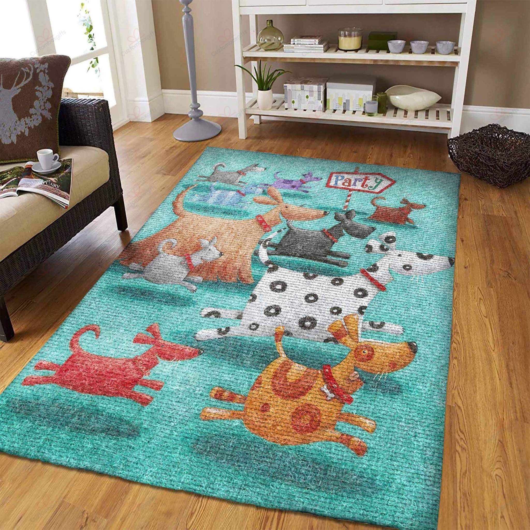 Dog Party Rug Sport Decor Gift Floor Decor Living Room Carpet Rug Area Rug - 9030f8fe7406 Dog Party Rug Sport Decor Gift Floor Decor Living Room Carpet Rug Area Rug - 9030f8fe7406