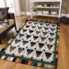 Dog Pattern 1 Rug Sport Decor Gift Floor Decor Living Room Carpet Rug Area Rug - b55077bb691f