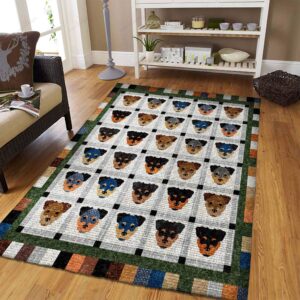 Dog Pattern 1 Rug Sport Decor Gift Floor Decor Living Room Carpet Rug Area Rug - b55077bb691f