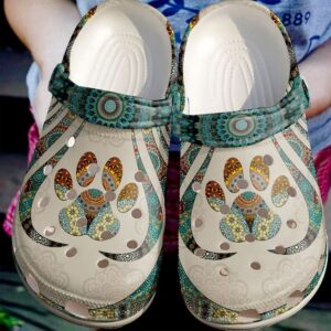 Dog Paw Sku 865 Crocs Crocband Clog Comfortable For Mens Womens Classic Clog Water Shoes