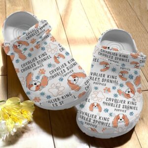 Dog Personalize Clog Custom Crocs Fashionstyle Comfortable For Women Men Kid Print 3D Cavalier King Charles Spaniel V2