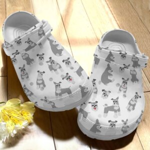 Dog Personalize Clog Custom Crocs Fashionstyle Comfortable For Women Men Kid Print 3D Schnauzer V2