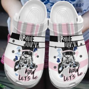 Dog Personalize Clog Custom Crocs Fashionstyle Comfortable For Women Men Kid Print 3D Whitesole Upside Down