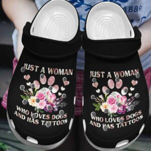 Dog Personalized Clog Custom Crocs Comfortablefashion Style Comfortable For Women Men Kid Print 3D Dogs And Tattoos