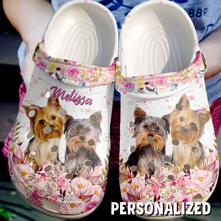Dog Personalized Cute Yorkies Sku 855 Crocs Crocband Clog Comfortable For Mens Womens Classic Clog Water Shoes Dog Personalized Cute Yorkies Sku 855 Crocs Crocband Clog Comfortable For Mens Womens Classic Clog Water Shoes