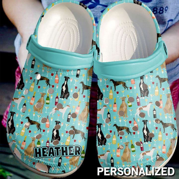 Dog Personalized Greyhound And Wine Sku 856 Crocs Crocband Clog Comfortable For Mens Womens Classic Clog Water Shoes Dog Personalized Greyhound And Wine Sku 856 Crocs Crocband Clog Comfortable For Mens Womens Classic Clog Water Shoes