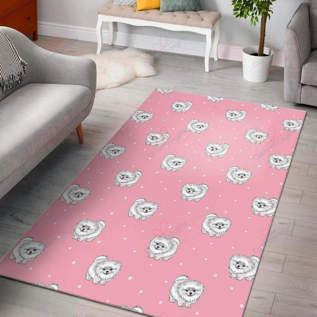 Dog Pomeranian Rug Sport Decor Gift Floor Decor Living Room Carpet Rug Area Rug - c4784632dae2 Dog Pomeranian Rug Sport Decor Gift Floor Decor Living Room Carpet Rug Area Rug - c4784632dae2