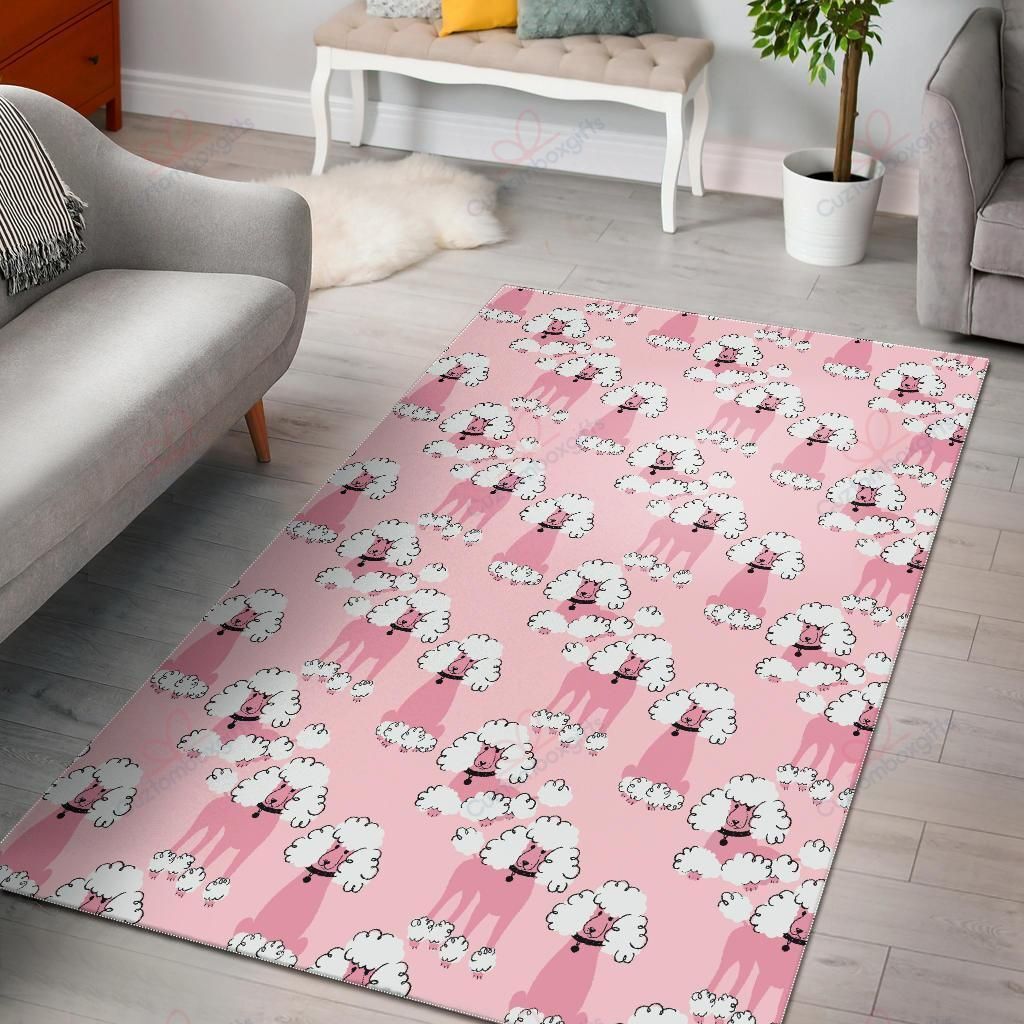 Dog Poodle Print Pattern Rug Sport Decor Gift Floor Decor Living Room Carpet Rug Area Rug - 44de7d77302d Dog Poodle Print Pattern Rug Sport Decor Gift Floor Decor Living Room Carpet Rug Area Rug - 44de7d77302d