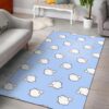 Dog Somoyed Pattern Rug Sport Decor Gift Floor Decor Living Room Carpet Rug Area Rug - b38e7b5a1427