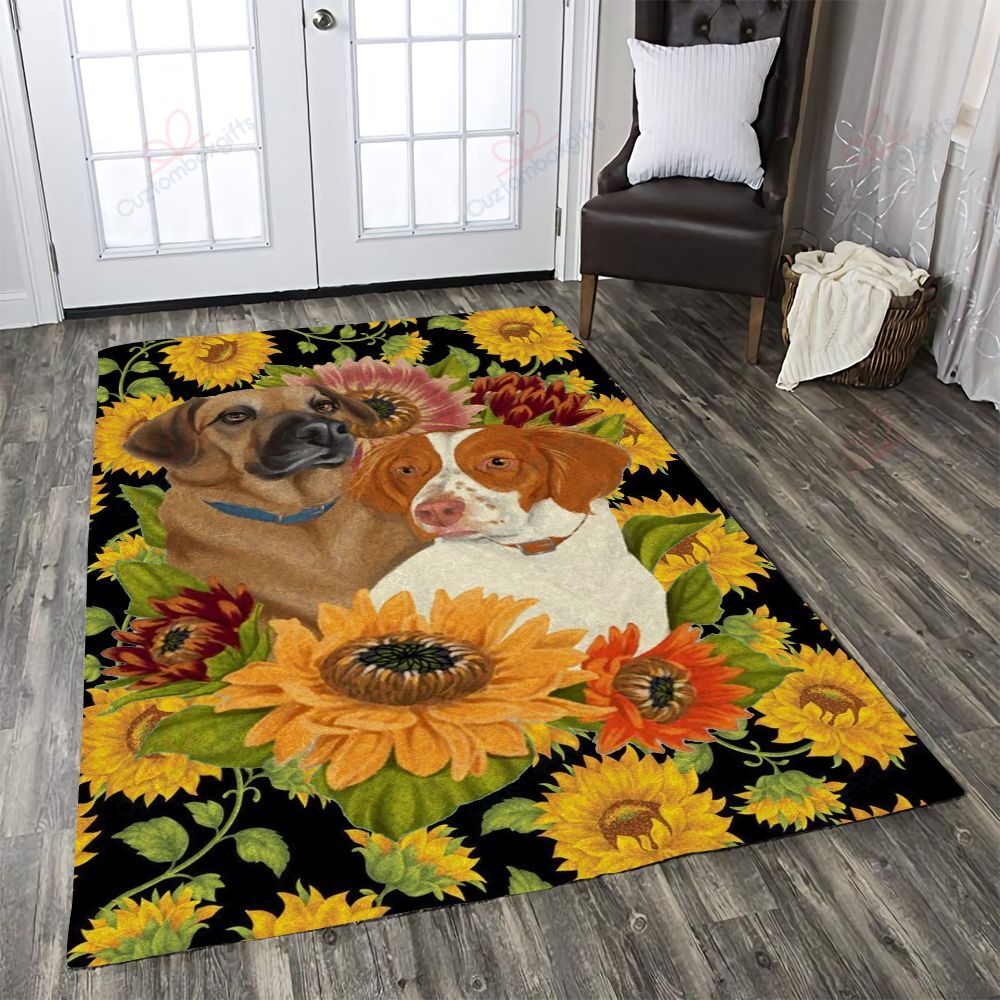 Dog Sunflower Rug Sport Decor Gift Floor Decor Living Room Carpet Rug Area Rug - 648bf3d4a66c Dog Sunflower Rug Sport Decor Gift Floor Decor Living Room Carpet Rug Area Rug - 648bf3d4a66c
