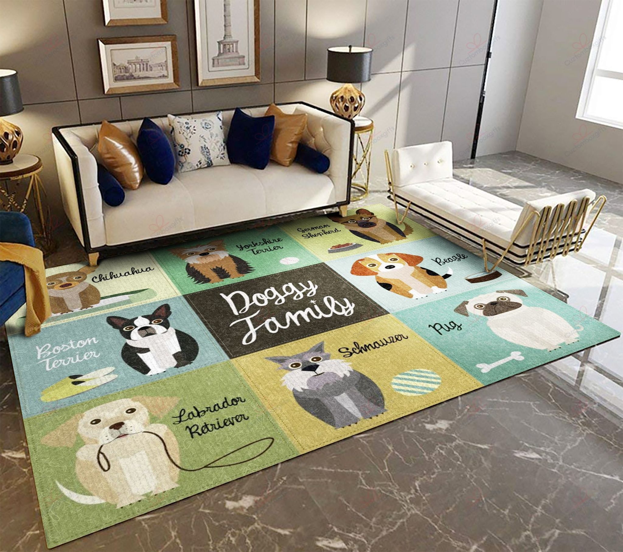 Doggy Family Breeds Rug Sport Decor Gift Floor Decor Living Room Carpet Rug Area Rug - 2306c8acd438 Doggy Family Breeds Rug Sport Decor Gift Floor Decor Living Room Carpet Rug Area Rug - 2306c8acd438