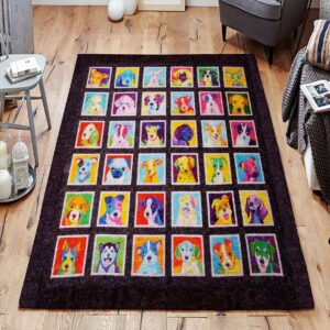 Dogs 01 Rug Sport Decor Gift Floor Decor Living Room Carpet Rug Area Rug - c7c94ff3bbae