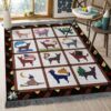 Dogs 02 Rug Sport Decor Gift Floor Decor Living Room Carpet Rug Area Rug - 466555a3f1c8