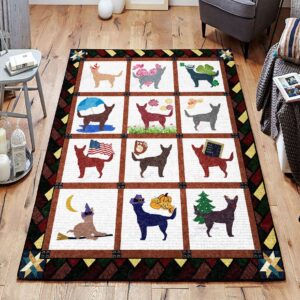 Dogs 02 Rug Sport Decor Gift Floor Decor Living Room Carpet Rug Area Rug - d2e94ee1956a