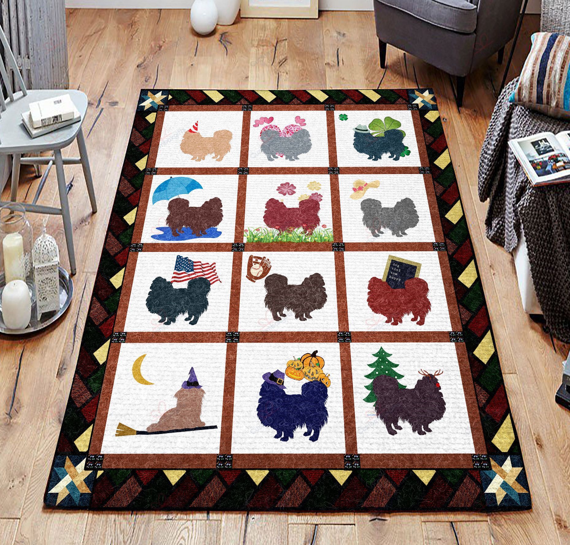 Dogs 03 Rug Sport Decor Gift Floor Decor Living Room Carpet Rug Area Rug - 40fd560fb8da Dogs 03 Rug Sport Decor Gift Floor Decor Living Room Carpet Rug Area Rug - 40fd560fb8da