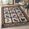 Dogs 04 Rug Sport Decor Gift Floor Decor Living Room Carpet Rug Area Rug - ff6bad53999f