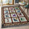 Dogs 05 Rug Sport Decor Gift Floor Decor Living Room Carpet Rug Area Rug - e71dc70fb27e