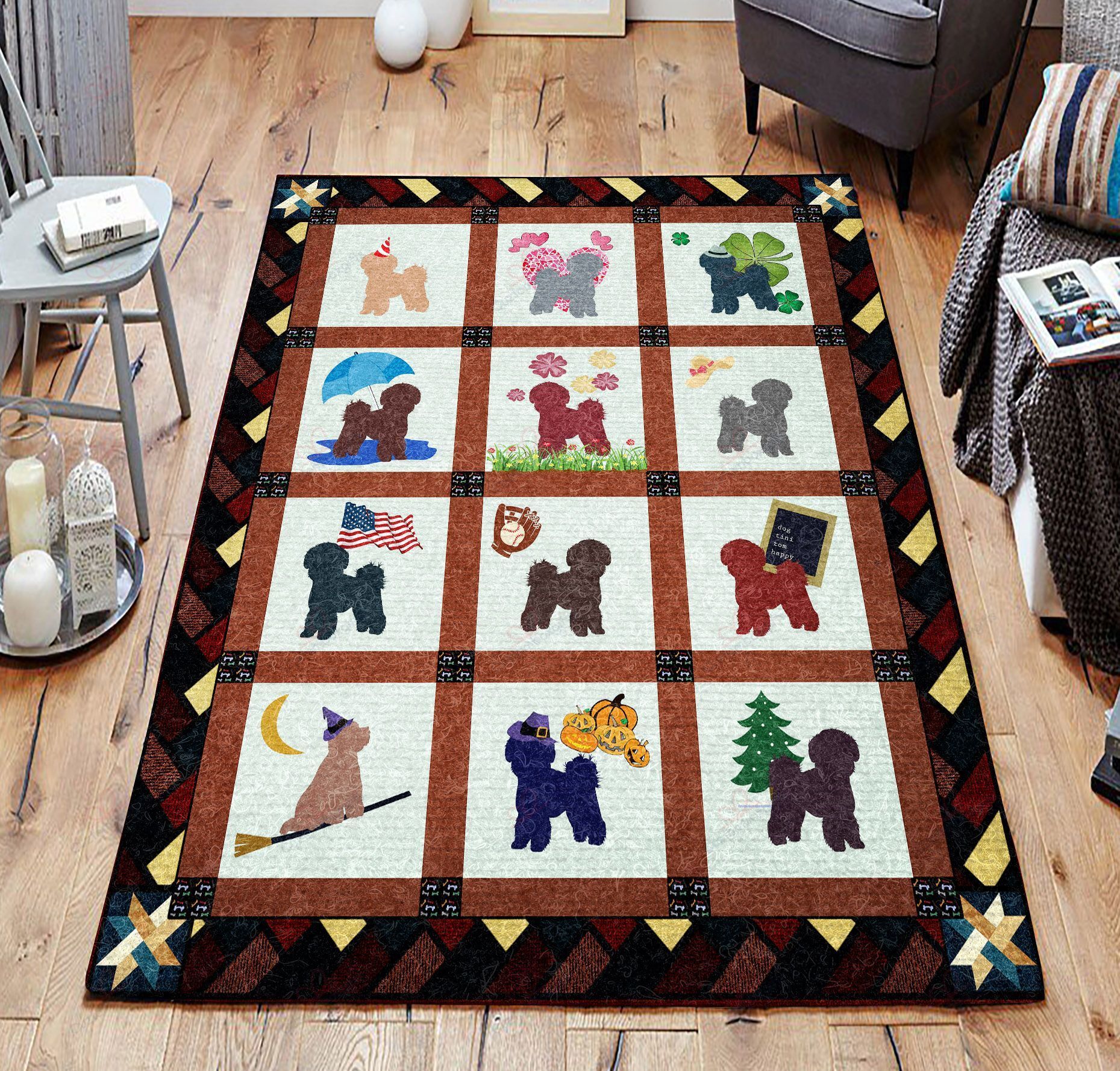 Dogs 12 Rug Sport Decor Gift Floor Decor Living Room Carpet Rug Area Rug - 852dabf27212 Dogs 12 Rug Sport Decor Gift Floor Decor Living Room Carpet Rug Area Rug - 852dabf27212