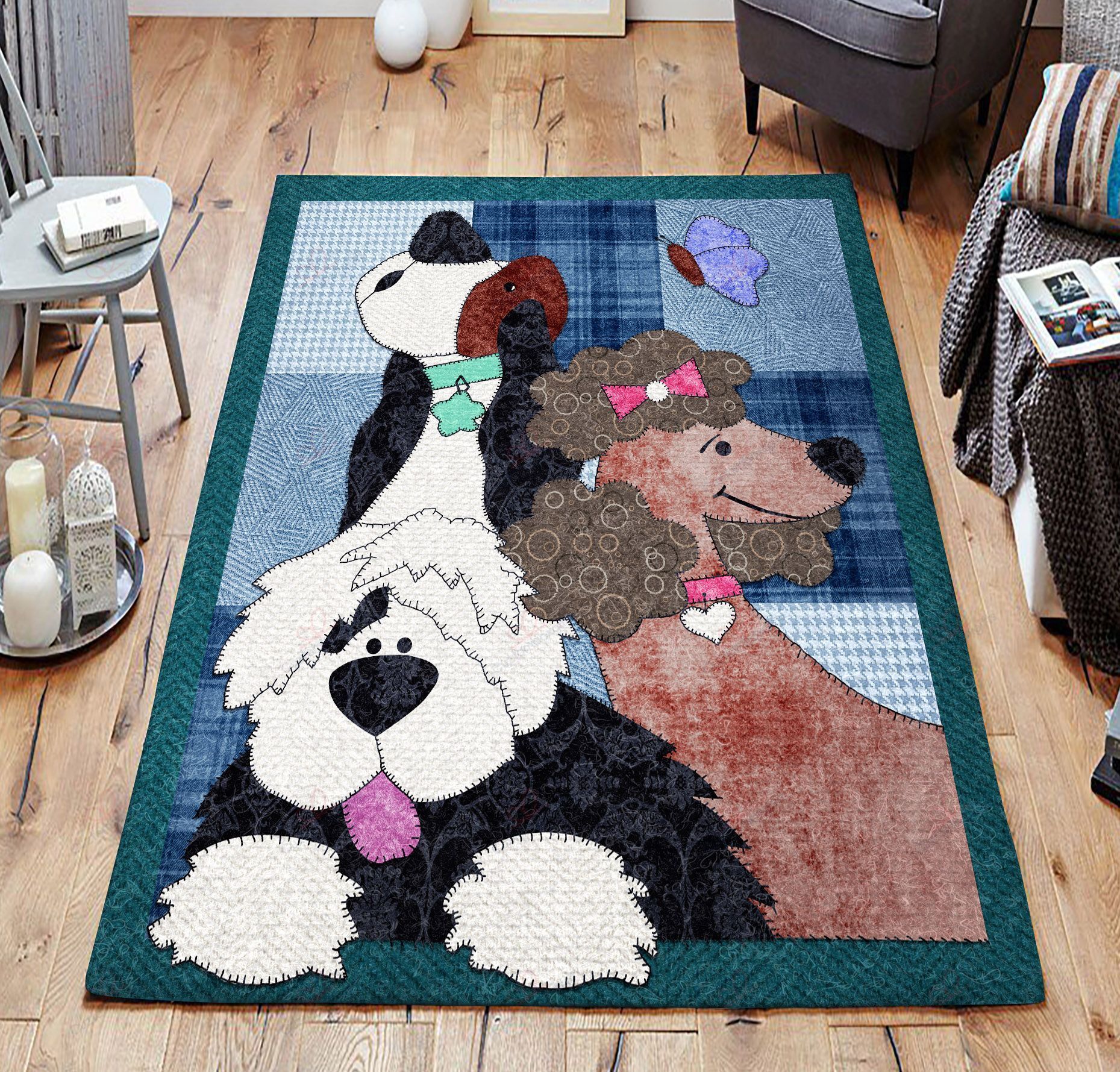 Dogs 2 Rug Sport Decor Gift Floor Decor Living Room Carpet Rug Area Rug - b781961d7159 Dogs 2 Rug Sport Decor Gift Floor Decor Living Room Carpet Rug Area Rug - b781961d7159