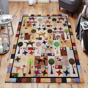 Dogs 3 Rug Sport Decor Gift Floor Decor Living Room Carpet Rug Area Rug - e49f9fd881e3