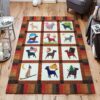 Dogs And Life Rug Sport Decor Gift Floor Decor Living Room Carpet Rug Area Rug - 3fc76a5883e8