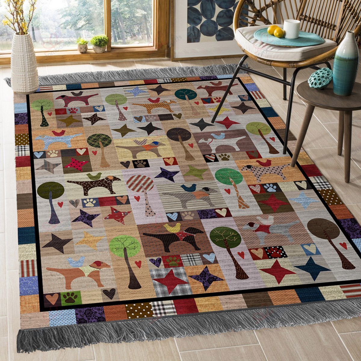 Dogs And Trees Rug Sport Decor Gift Floor Decor Living Room Carpet Rug Area Rug - daea7db2cf80 Dogs And Trees Rug Sport Decor Gift Floor Decor Living Room Carpet Rug Area Rug - daea7db2cf80