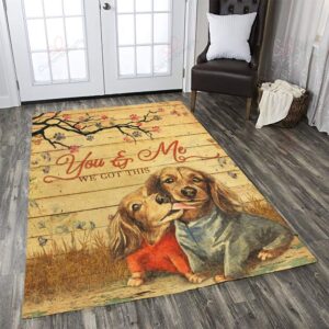 Dogs Cocker You And Me Rug Sport Decor Gift Floor Decor Living Room Carpet Rug Area Rug - 54d3ce741d20