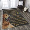 Dogs Golden Retriever When All Other Friends Desert Dog Remains Rug Sport Decor Gift Floor Decor Living Room Carpet Rug Area Rug - c2b8147e0d32