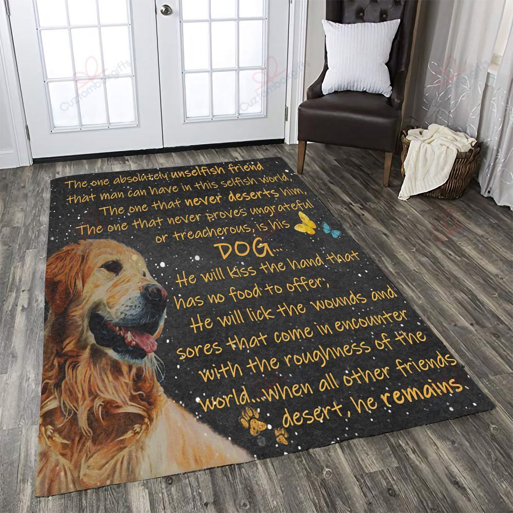 Dogs Golden Retriever When All Other Friends Desert Dog Remains Rug Sport Decor Gift Floor Decor Living Room Carpet Rug Area Rug - c2b8147e0d32 Dogs Golden Retriever When All Other Friends Desert Dog Remains Rug Sport Decor Gift Floor Decor Living Room Carpet Rug Area Rug - c2b8147e0d32