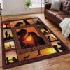 Dogs In Winter Rug Sport Decor Gift Floor Decor Living Room Carpet Rug Area Rug - 37887bf1612a