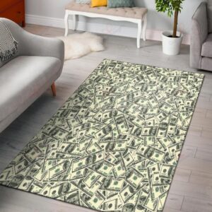 Dollar Money Pattern Rug Sport Decor Gift Floor Decor Living Room Carpet Rug Area Rug - b5e19ad7a195