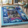 Dolphin Couple Rug Sport Decor Gift Floor Decor Living Room Carpet Rug Area Rug - fbaa448992b1