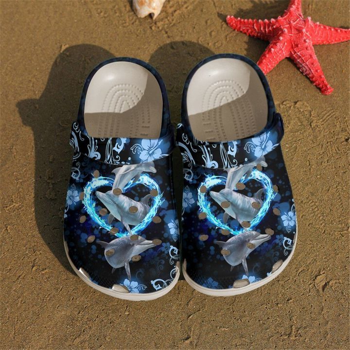 Dolphin Gorgeous Dolphins Sku 880 Crocs Crocband Clog Comfortable For Mens Womens Classic Clog Water Shoes Dolphin Gorgeous Dolphins Sku 880 Crocs Crocband Clog Comfortable For Mens Womens Classic Clog Water Shoes