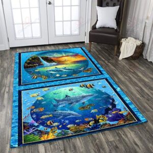 Dolphin Rug Sport Decor Gift Floor Decor Living Room Carpet Rug Area Rug - 657078a9289f