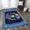 Dolphin Hippie Rug Sport Decor Gift Floor Decor Living Room Carpet Rug Area Rug - 6801bd9810fb