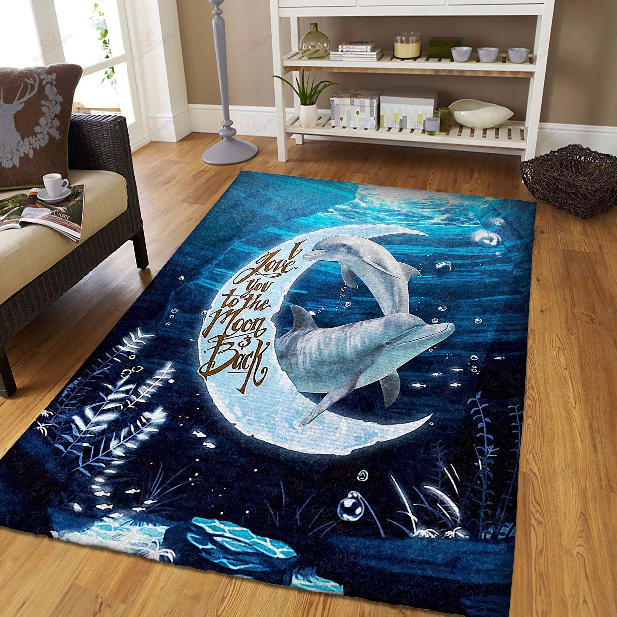 Dolphin I Love You To The Moon And Back Rug Sport Decor Gift Floor Decor Living Room Carpet Rug Area Rug - 151874723eef Dolphin I Love You To The Moon And Back Rug Sport Decor Gift Floor Decor Living Room Carpet Rug Area Rug - 151874723eef