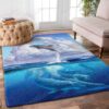 Dolphin In The Sea Rug Sport Decor Gift Floor Decor Living Room Carpet Rug Area Rug - 8f0a4cc3bd9a
